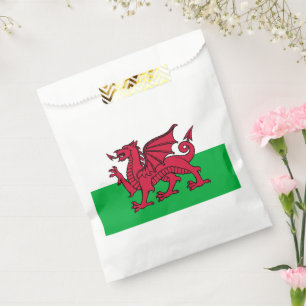 Sacolinha Red Dragon Celtic Flag & Welsh