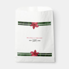 Sacolinha Red Frangipani Plumeria Wedding