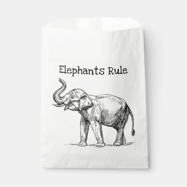 Sacolinha Regra de elefantes (Frente)