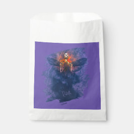 Sacolinha Renascimento. Esqueleto com asas ascensões