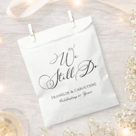 Sacolinha Renovação de Vow do Aniversário Elegante Moderno