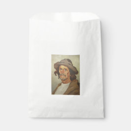 Sacolinha Retrato de um camponês (por Ipolit Strâmbu)