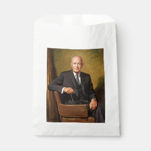Sacolinha Retrato do Presidente Dwight Eisenhower na Casa Br