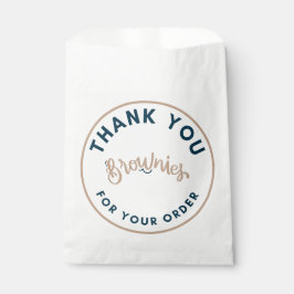 Sacolinha Retro Brownies thank you for your order