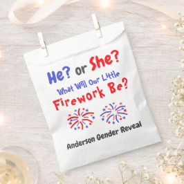 Sacolinha Revelação de Gênero Americano de Bomba