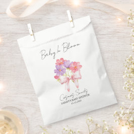 Sacolinha Ribbon | Cosmos Seeds Baby Shower Favor Bag
