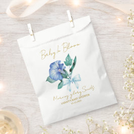 Sacolinha Ribbon | Morning glory Seeds Baby Shower Favor Bag