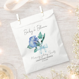 Sacolinha Ribbon | Morning glory Seeds Baby Shower Favor Bag