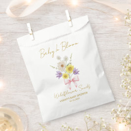 Sacolinha Ribbon | Wildflower Seeds Baby Shower Favor Bag