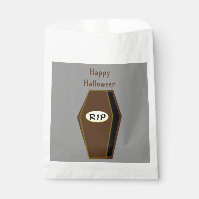 Sacolinha RIP Halloween Coffin of Doom Trick or Tret Bag (Frente)