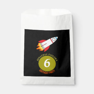 Sacolinha Rocket espacial para o Aniversário das Crianças