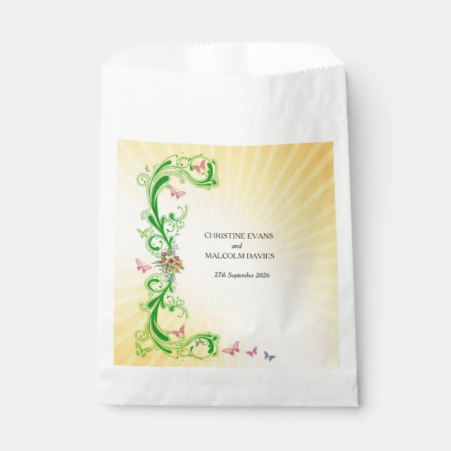 Sacolinha Rolamentos e Borboletas (Frente)