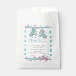 Sacolinha Roller Skating Obrigado Pastel Party