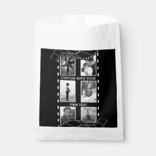 Sacolinha Rolo de Filme Preto e Branco Personalizado com Fot