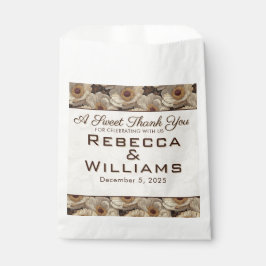 Sacolinha Romantic Anemones Petal Countryside Wedding