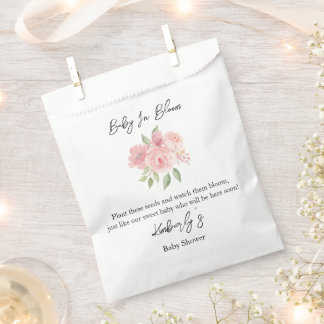 Sacolinha Rosa | Bebê em Flor  Sementes Chás de Bebê