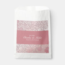 Rosa Floral Prateado Vintage Pastel