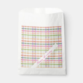 Sacolinha Rosa Verde Azul