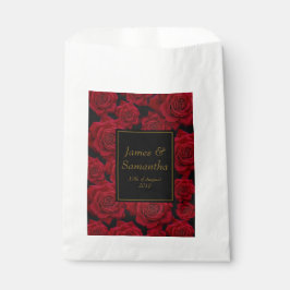 Sacolinha Rosa vermelha Elegante - Casamento