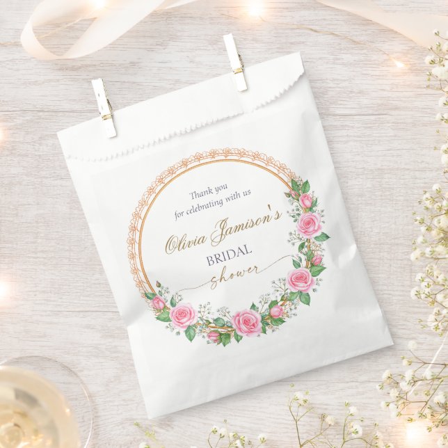 Sacolinha Rosas e bébé da respiração Bridal (Cortado)