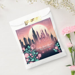 Sacolinha Rosas Elétricas Futuristas  Chuveiro de Noiva Neon