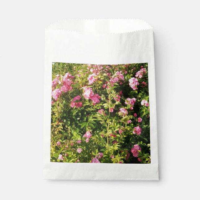 Sacolinha Rosas Rosa em flor (Frente)