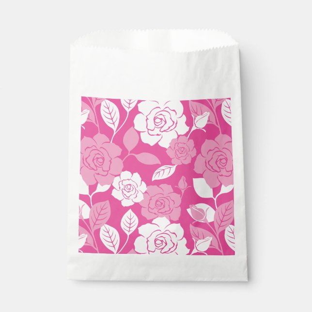 SACOLINHA ROSE PATTERN (PINK) (Frente)
