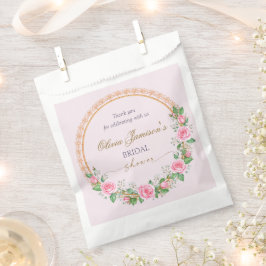 Sacolinha Roses & Baby’s Breath Bridal Wreath Thank you