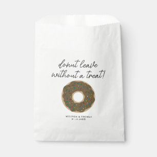 Sacolinha Rosquinha De Chocolate Se Eu Faço Casamento Engraç