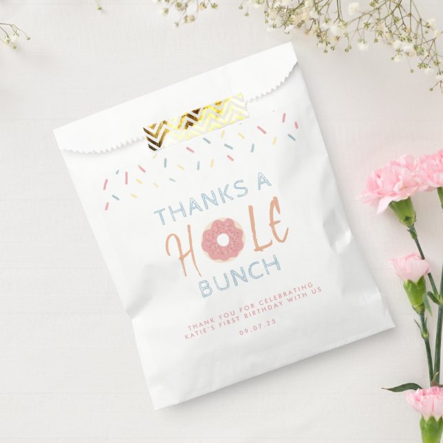 Sacolinha Rosquinha de pastel giro Obrigado cotovelo (Selado)