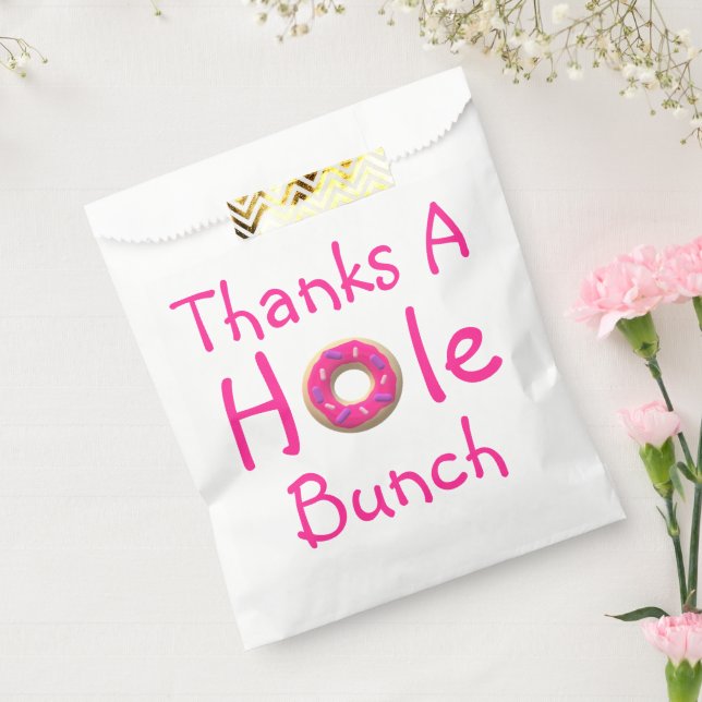 Sacolinha Rosquinha Obrigado Favor Bag (Selado)