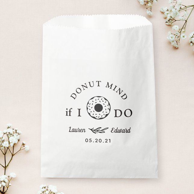 Sacolinha Rosquinha Se Eu Fizer Casamento Chá de Noiva Dough (Criador carregado)