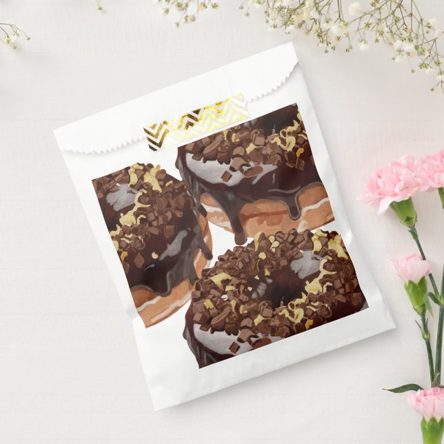 Sacolinha Rosquinhas de chocolate são deliciosas. (Selado)