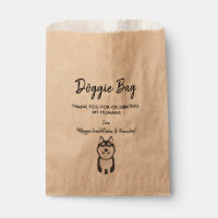 Rouco Doggie Bag para Casamento, Favor Bolsas