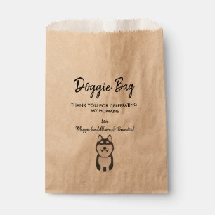Sacolinha Rouco Doggie Bag para Casamento, Favor Bolsas