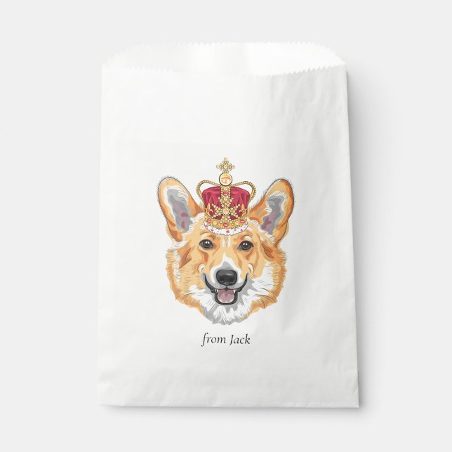 Sacolinha Royal Corgi Personalizado (Frente)