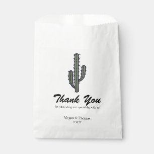 Sacolinha Russo Obrigado Cactus Wedding Treat