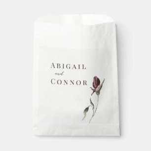 Sacolinha Rustic Boho Marsala Cream Floral