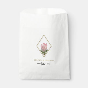 Sacolinha Rustic King Protea Wedding