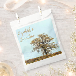 Sacolinha Rustic Oak Tree Autumn Wedding