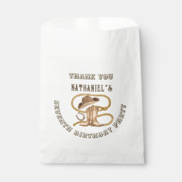 Sacolinha Rustic western cowboy you are wanted