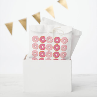 Sacolinha Sachets en papier Donuts Rose I Gâteaux I Bonbons
