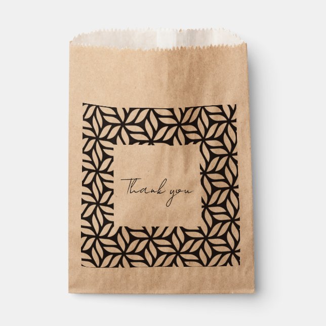 Sacolinha Saco de design de serviço geométrico (Frente)