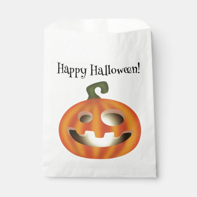 Sacolinha Saco de doces de Halloween para truque ou tratamen (Frente)