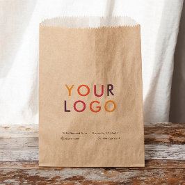 Sacolinha Saco de Favor com Logotipo de Negócios