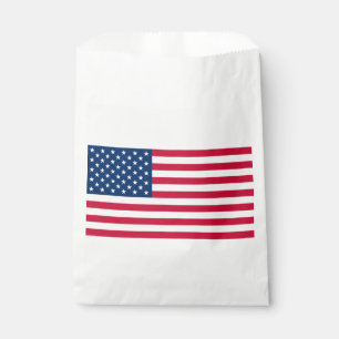 Sacolinha Saco de Favor da Bandeira Americana