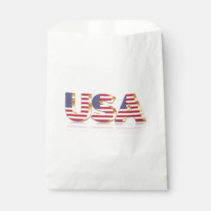 Sacolinha Saco de Favor da Bandeira dos EUA