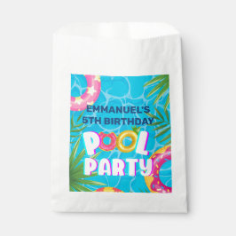 Sacolinha Saco de Favor de Aniversário da Vibrante Festa Tro