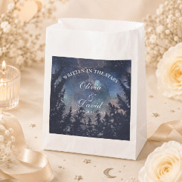 Sacolinha Saco de Favor de Casamento Celestial Floresta Estr