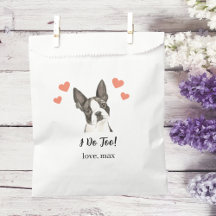 Saco de Favor de Casamento de Petisco para Cachorr